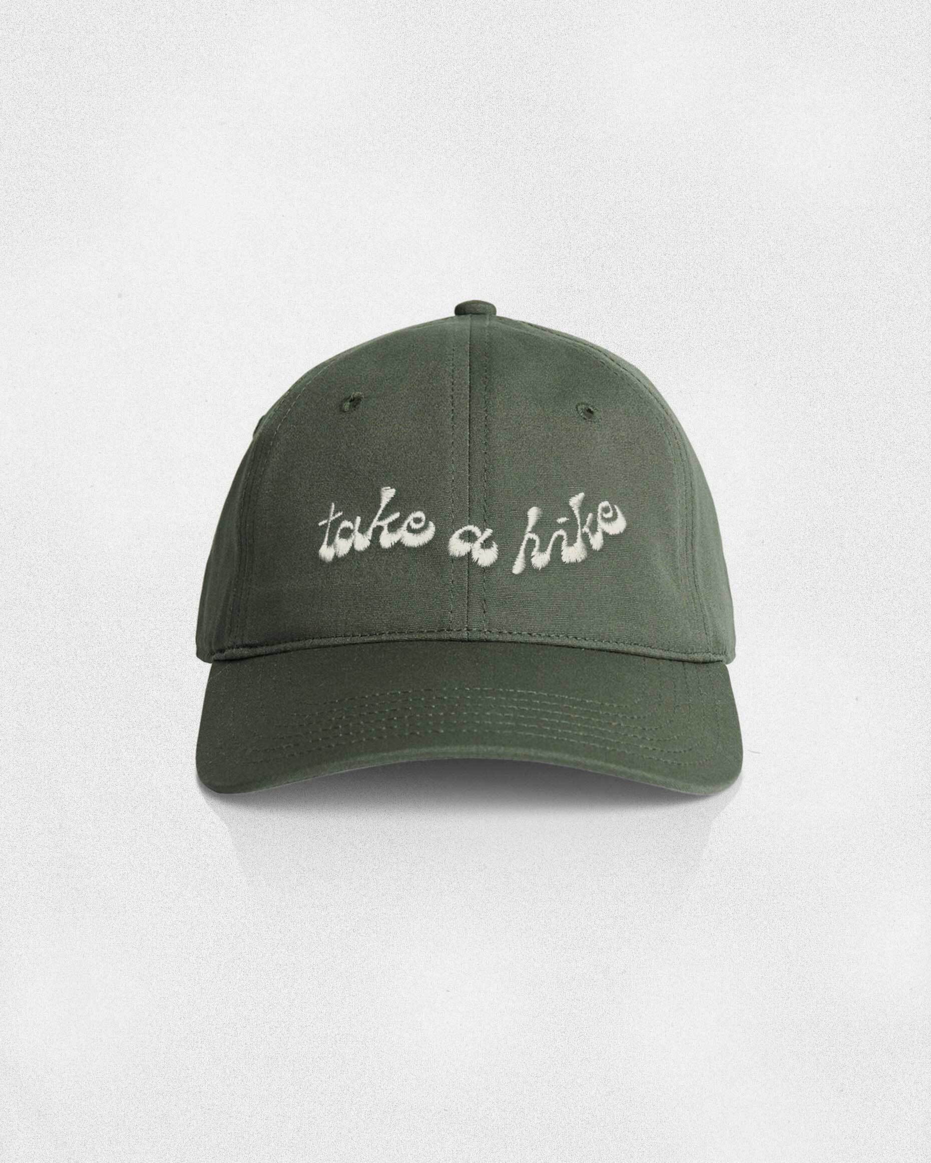 Take A Hike Embroidered Dad Cap Cypress