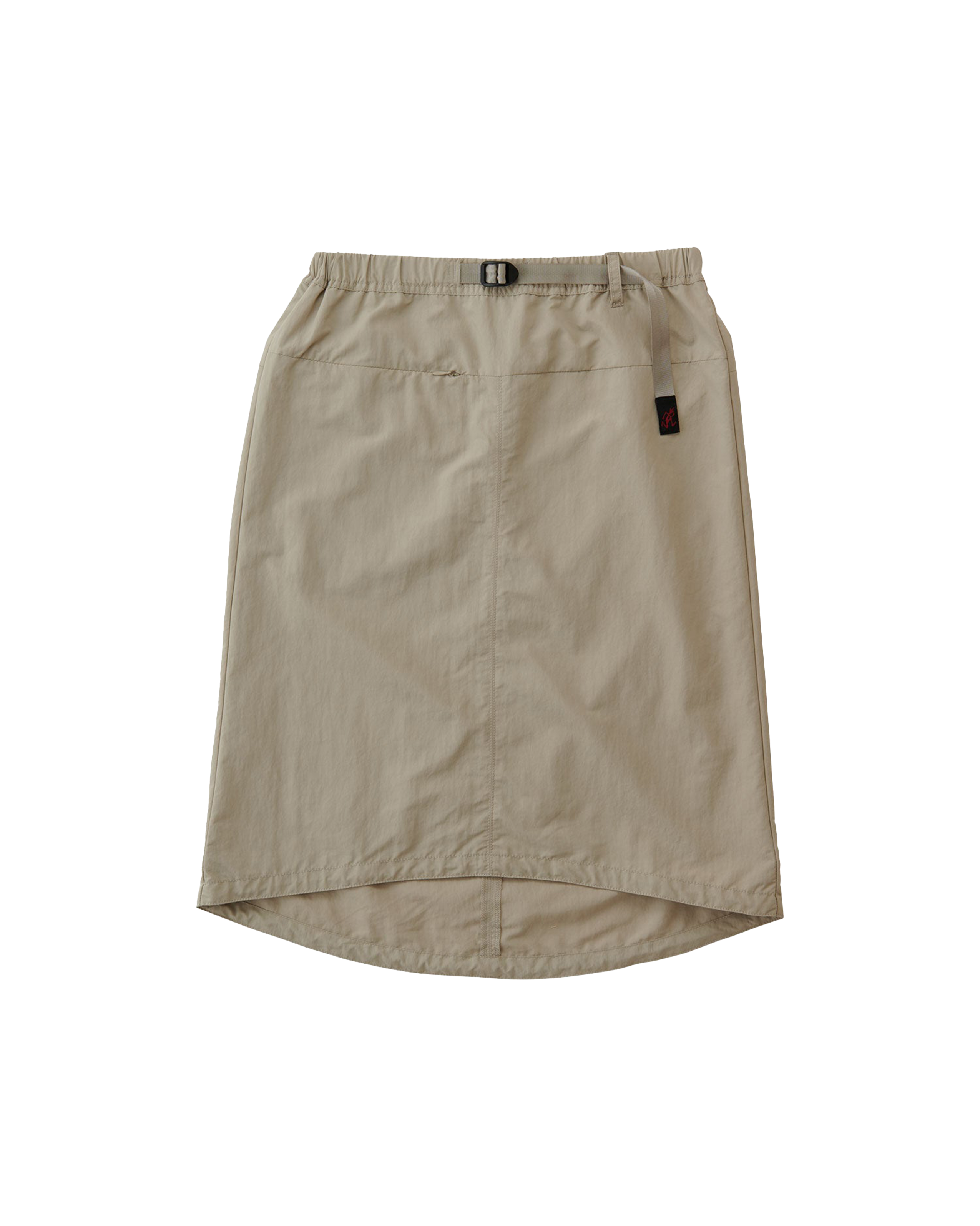 Nylon Packable Midi Skirt Dune