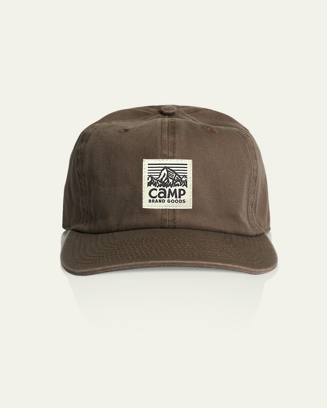 Heritage Logo 6 Panel Cap - Walnut