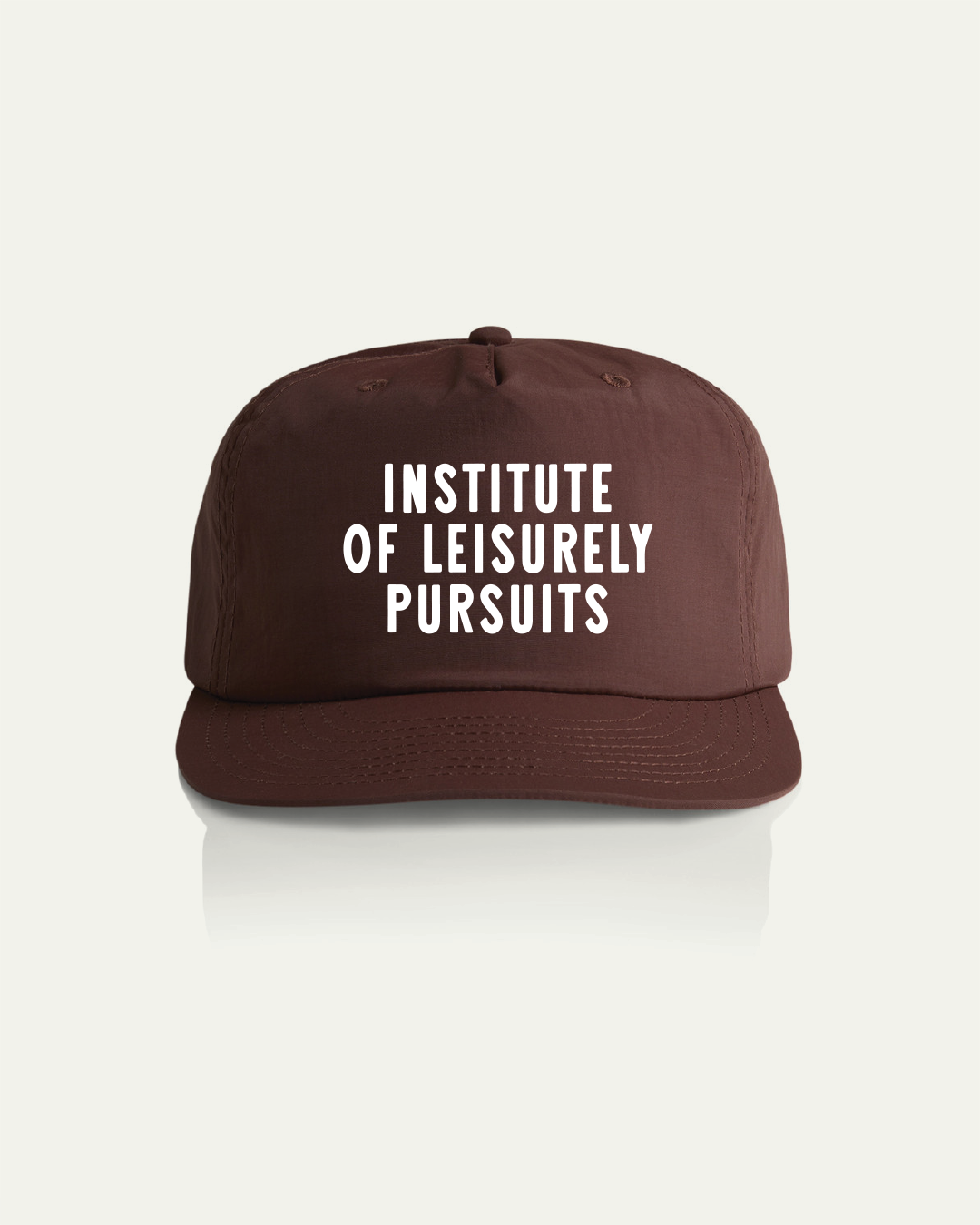Institute Nylon Camp Hat - Chestnut