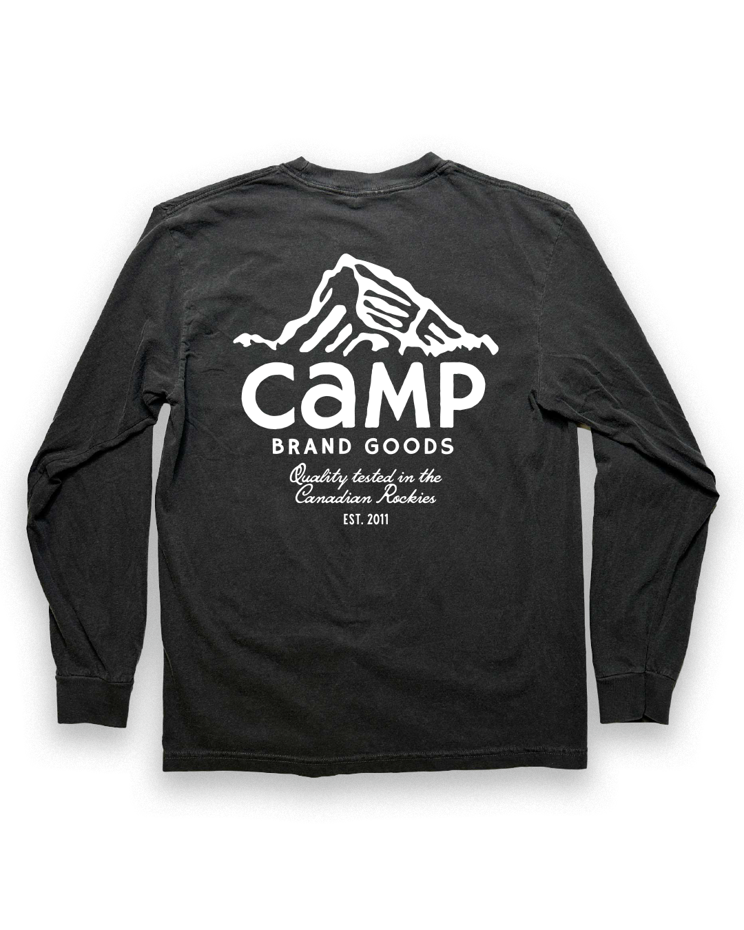 Peak Logo Vintage Longsleeve - Faded Black