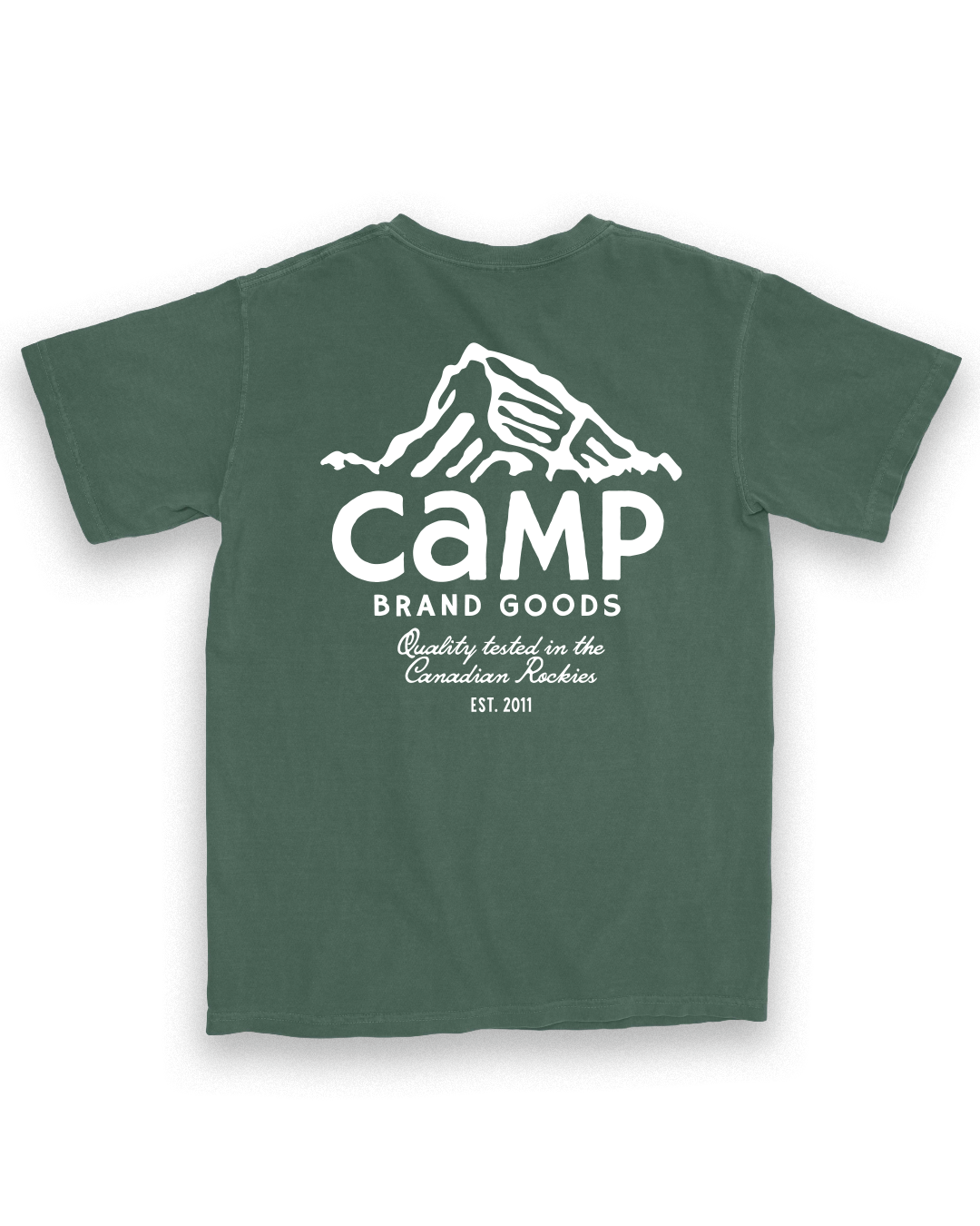 Peak Logo Vintage Tee - Faded Pine