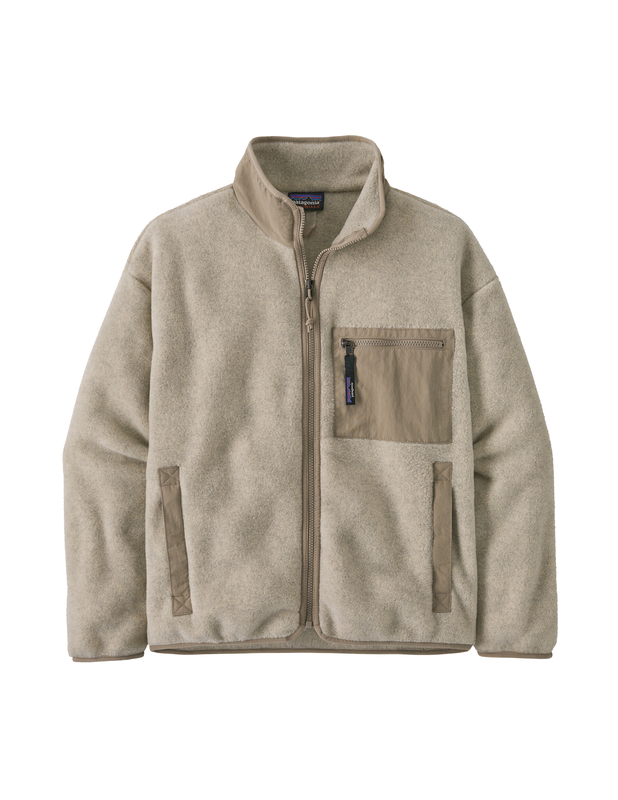 Women's Synchilla Jacket Oatmeal Heather w/ Seabird Grey