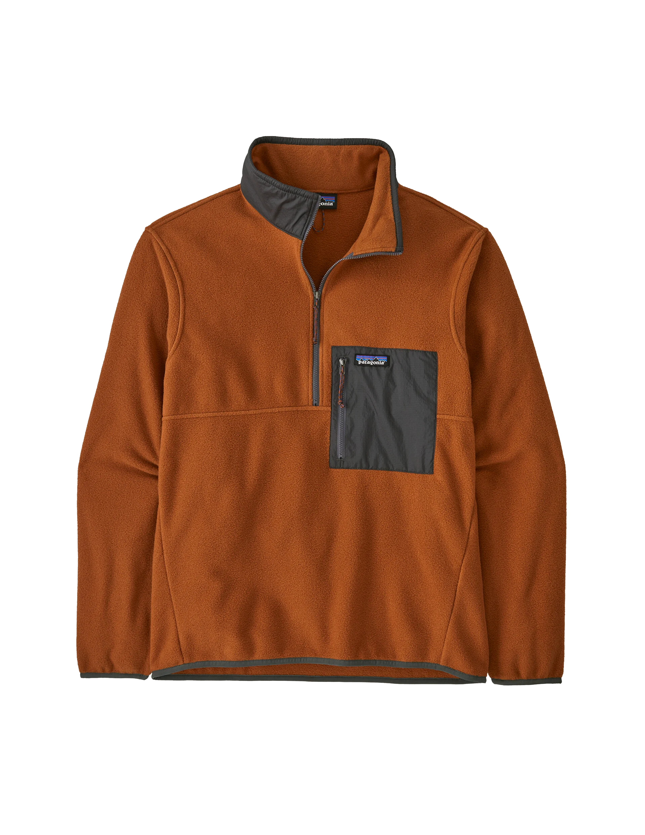 Men's Microdini 1/2 Zip Pullover Robin Brown